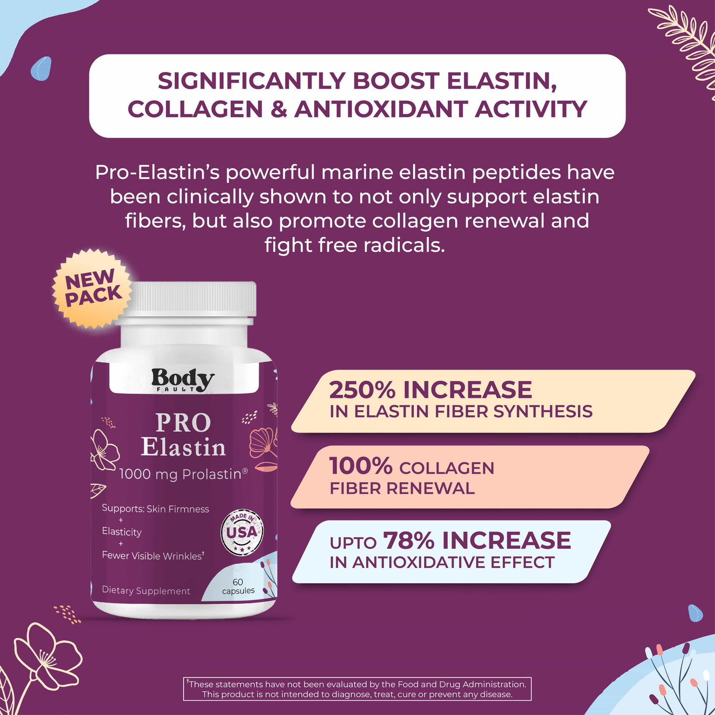 Body Fault Pro-Elastin Supplement